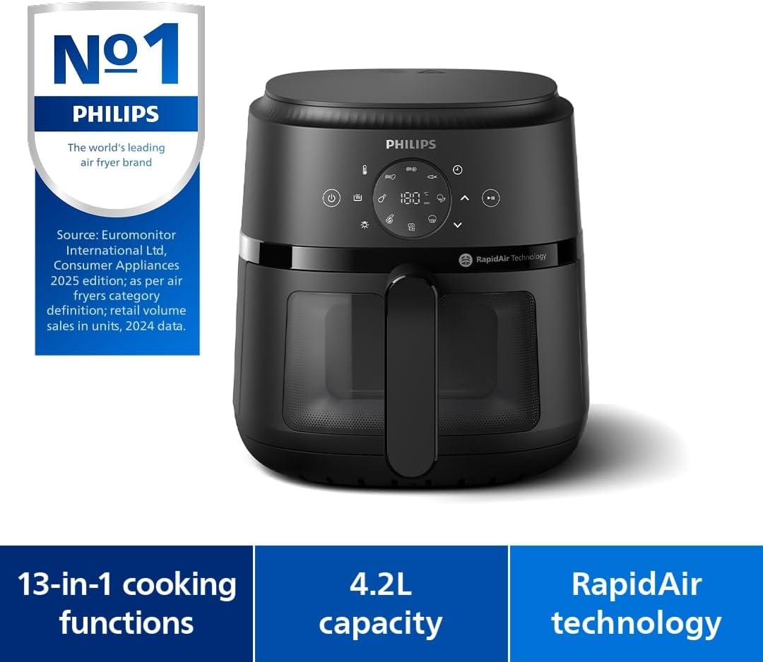 Philips 4.2L AirFryer Electric Air Fryer 13-in-1 Healthy Air Fryer Grilling Roasting Appliance Machine