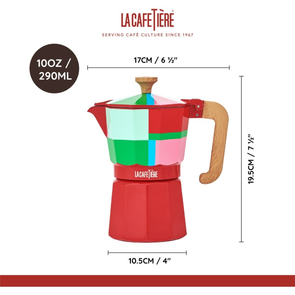 290ml Barista Espresso Maker 6 Cup Homemade Coffee Maker Stovetop Induction Gas - Percolators, Moka Pots & Turkish Coffee Pots