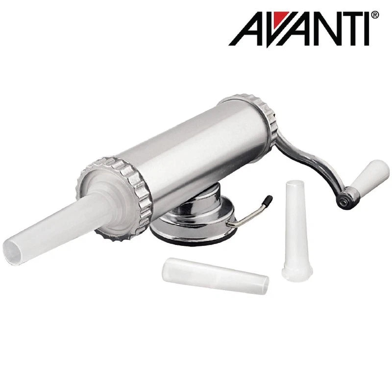 Avanti Aluminium Sausage Maker | Sausage Meat Roll Filler Filling Nozzles Meat Stuffer Machine