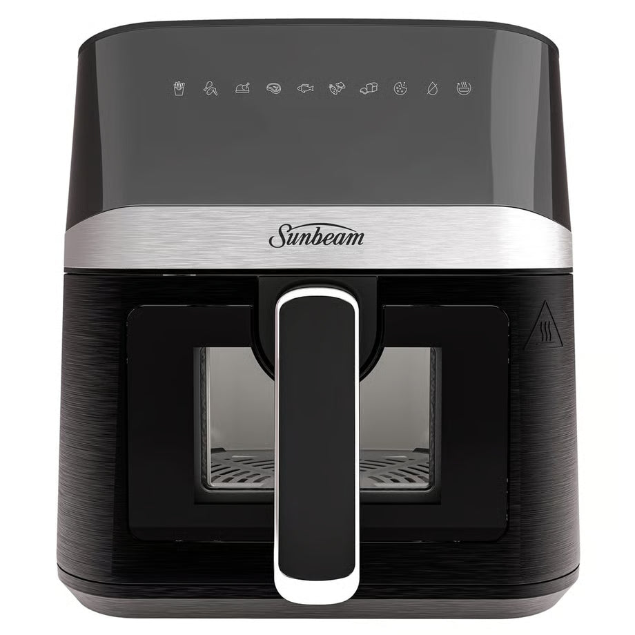 Sunbeam 4L Airfryer, Electric 10 Cooking Preset Air Fryer Oil-Free Cooking with Basket