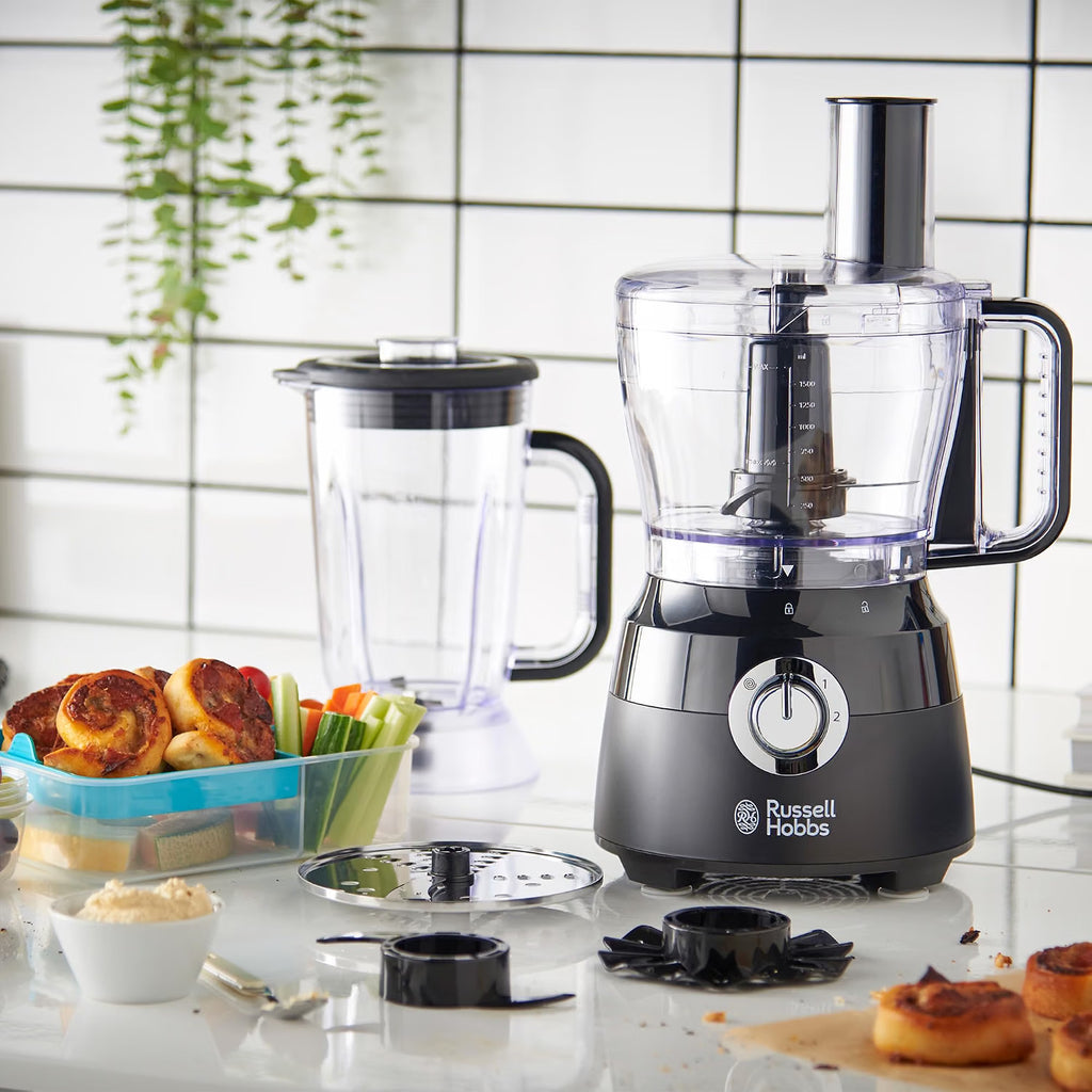 Russell Hobbs Electric Food Processor - Blender Chopper Grinder Grater Beater, Kitchen Appliances