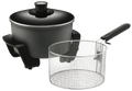 Sunbeam Deep Fryer | Electric Multi-Cooker | Kitchen Boil Roast Braise Stir-Fry Cooker Frypan | Stainless Basket
