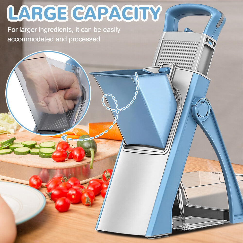 Vegetable Slicer, 4-in-1 Multifunction Mandolin Food Vegetable Slicing Tool, Kitchen Food Chopper Dicer Grater