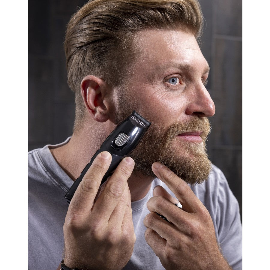Wahl Men's Beard Trimmer Clipper Multi Lithium Grooming Kit Ear Nose Eyebrow, Cordless 2 Hour Rechargeable Clipper