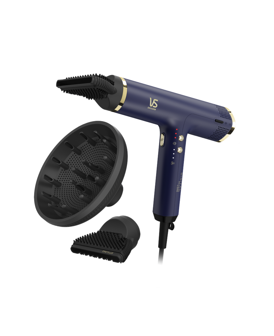 VS Sassoon Digital Sensor Luxe Airsonic Hair Dryer | Airsonic Sensor | Ultra Fast Dryer | 72% Slimmer | 110000 RPM