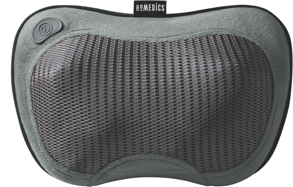 Homedics Portable Soothing Cordless Shiatsu Massager Deep-Kneading Sore Muscles Heating Function Vibration Massage