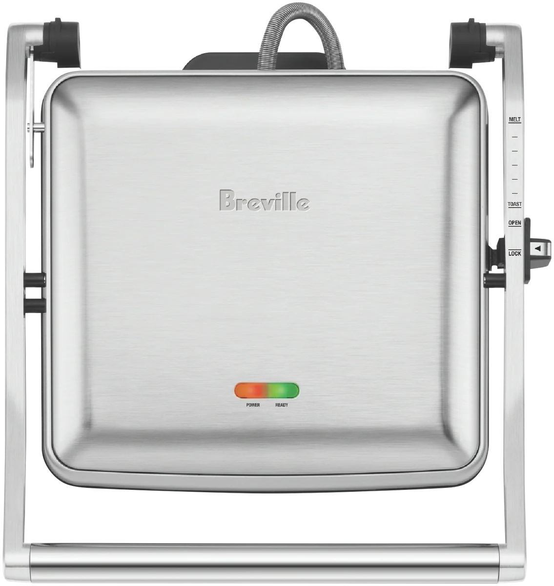 Breville 4 Slice Sandwich Press 2200W Heated Toastie Press Grill Hotplate Non-Stick Cooking Plates