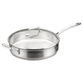 Scanpan 28cm Saute Pan with Glass Lid, Stainless Steel Oven Safe Cookware