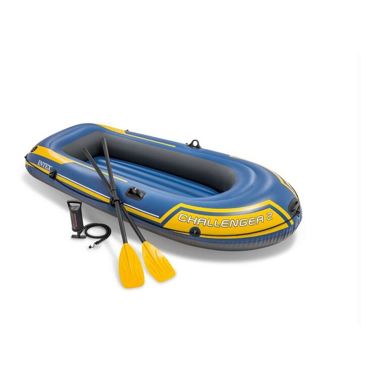 Intex Inflatable Boat 2 Adults Kayak | Floating Water Raft Kayaking Fun