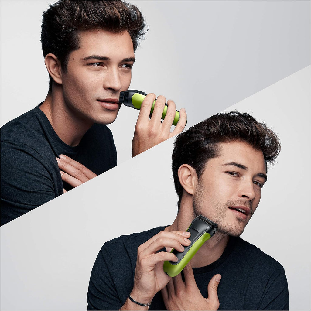 Braun Electric Shaver, Cordless Men's Close & Trim Shaving Washable Rechargeable Clipper Razor