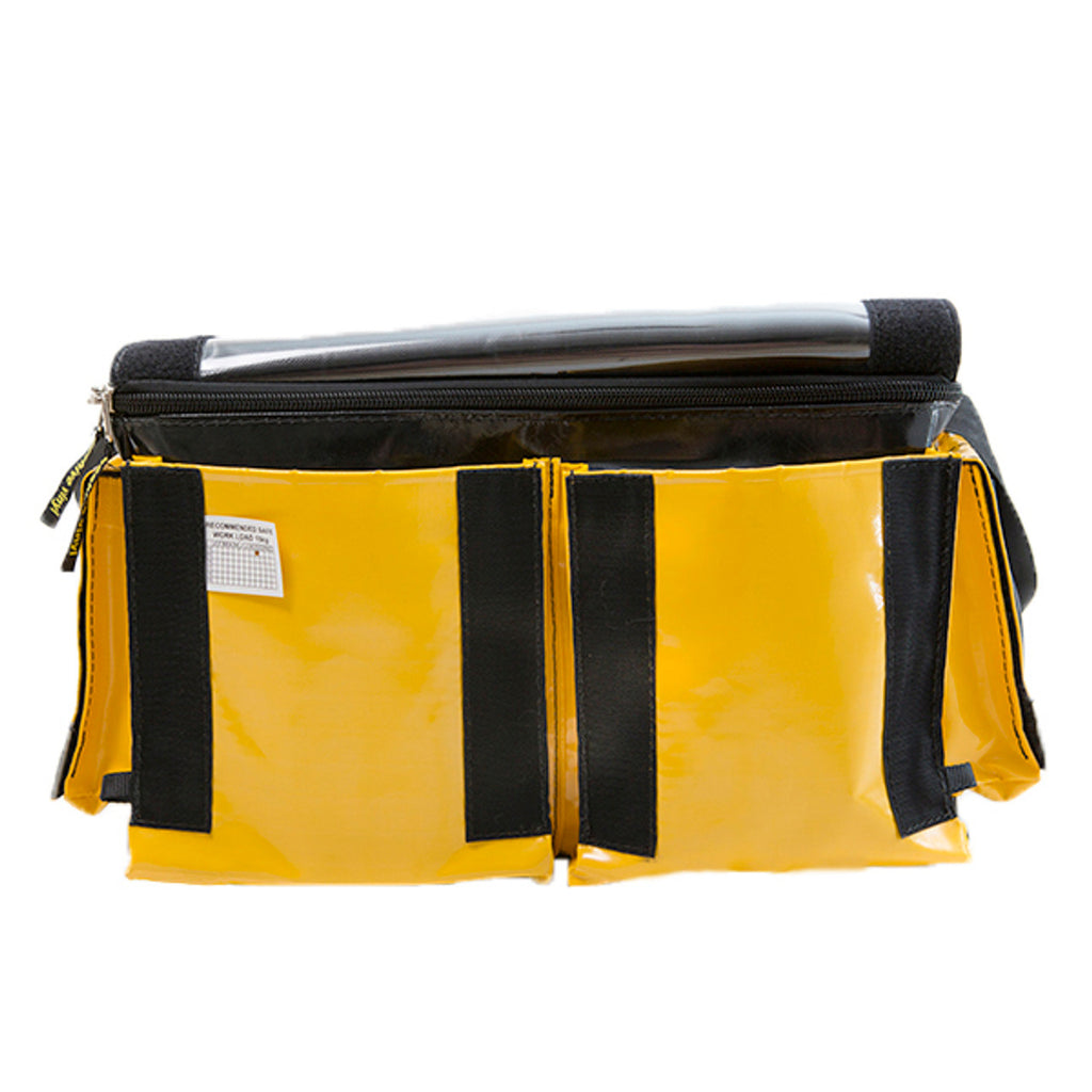 Beehive Lockable Zippable Vinyl Toolbag | Australian Made | Heavy Duty Tool Carrier Side Pockets Storage