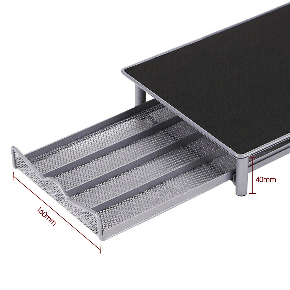 Coffee Pod Holder Nespresso Compatible Drawer Storage Kitchen Organizer Compatible Stores