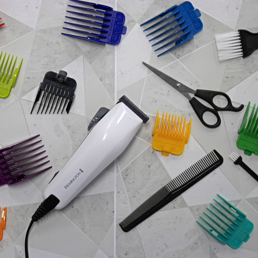 Remington 16 Piece Hair Clipper | Men's Electric Haircutting Set 1.5-25mm | Home Barber Set