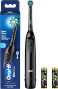 Oral-B Electric Toothbrush, Battery Powered Teeth Cleaner Rechargeable Pro CrossAction, Plaque removal
