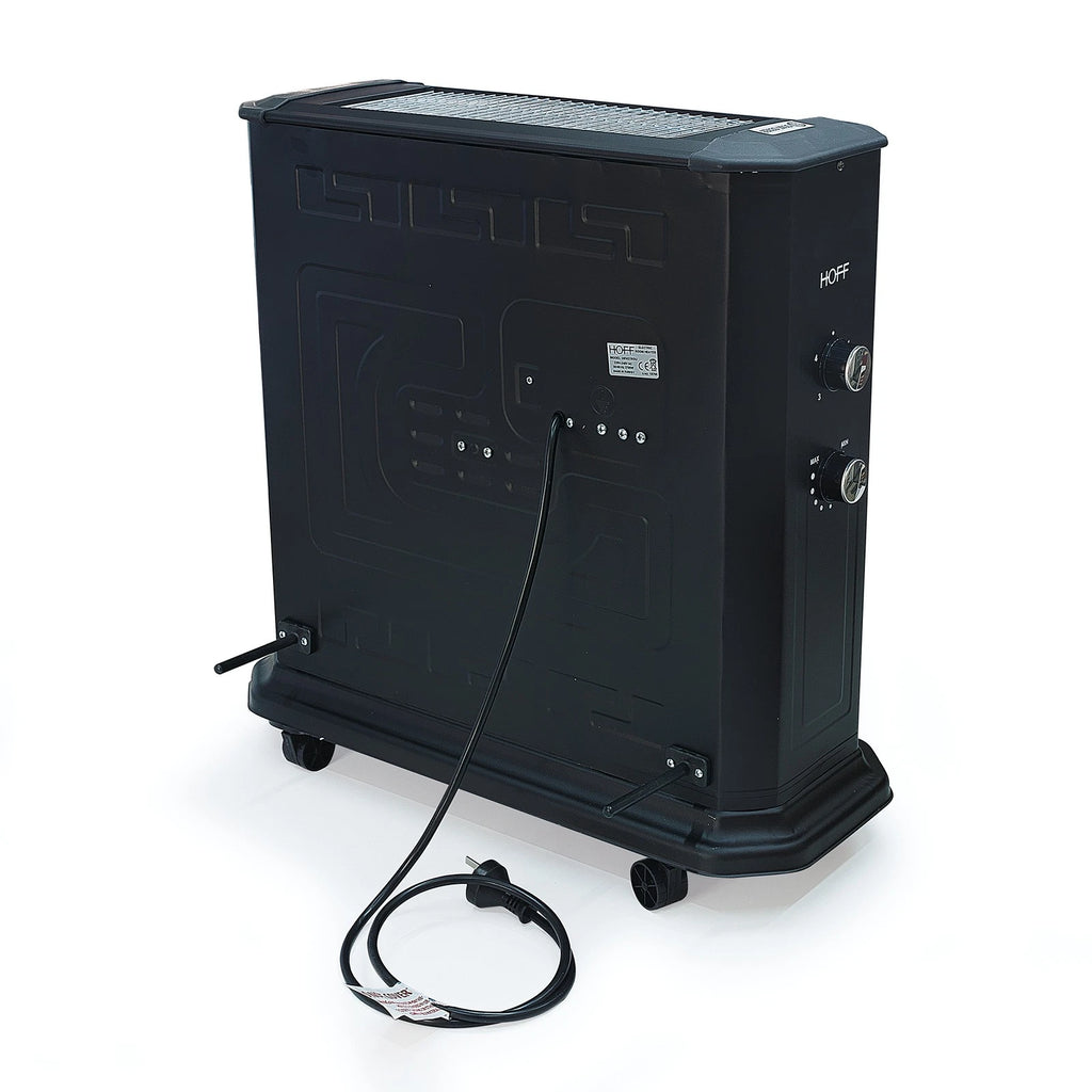 Portable Electric Heater 2700W Quartz Radiant Bedroom Heater - Large 100m³ Heating Adjustable Thermostat  - Winter Lounge Room Heater