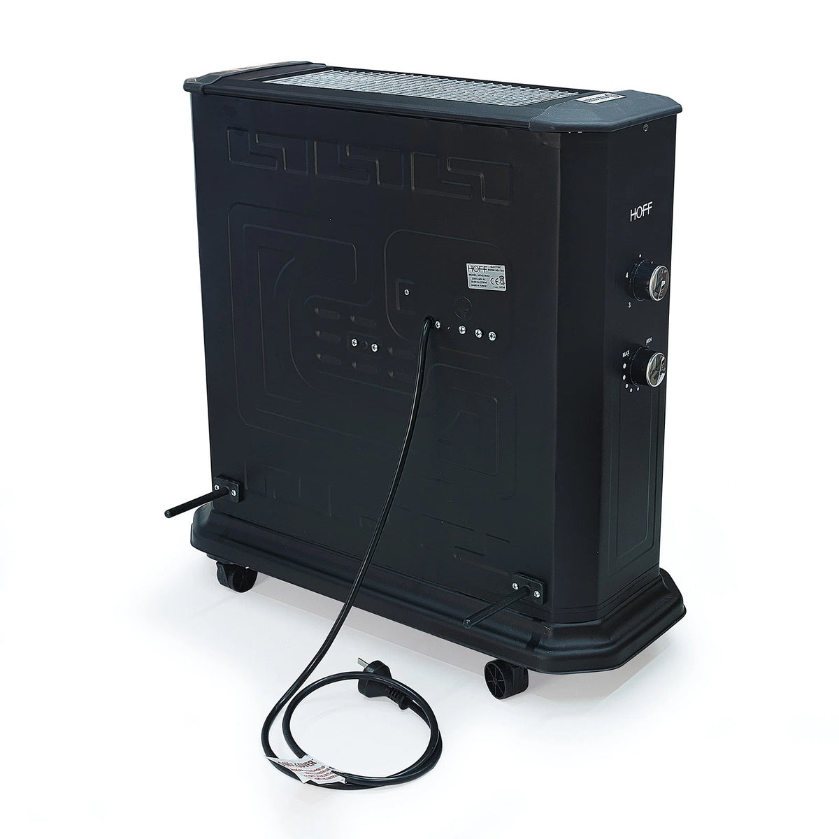 Portable Electric Heater 2700W Quartz Radiant Bedroom Heater - Large 100m³ Heating Adjustable Thermostat  - Winter Lounge Room Heater