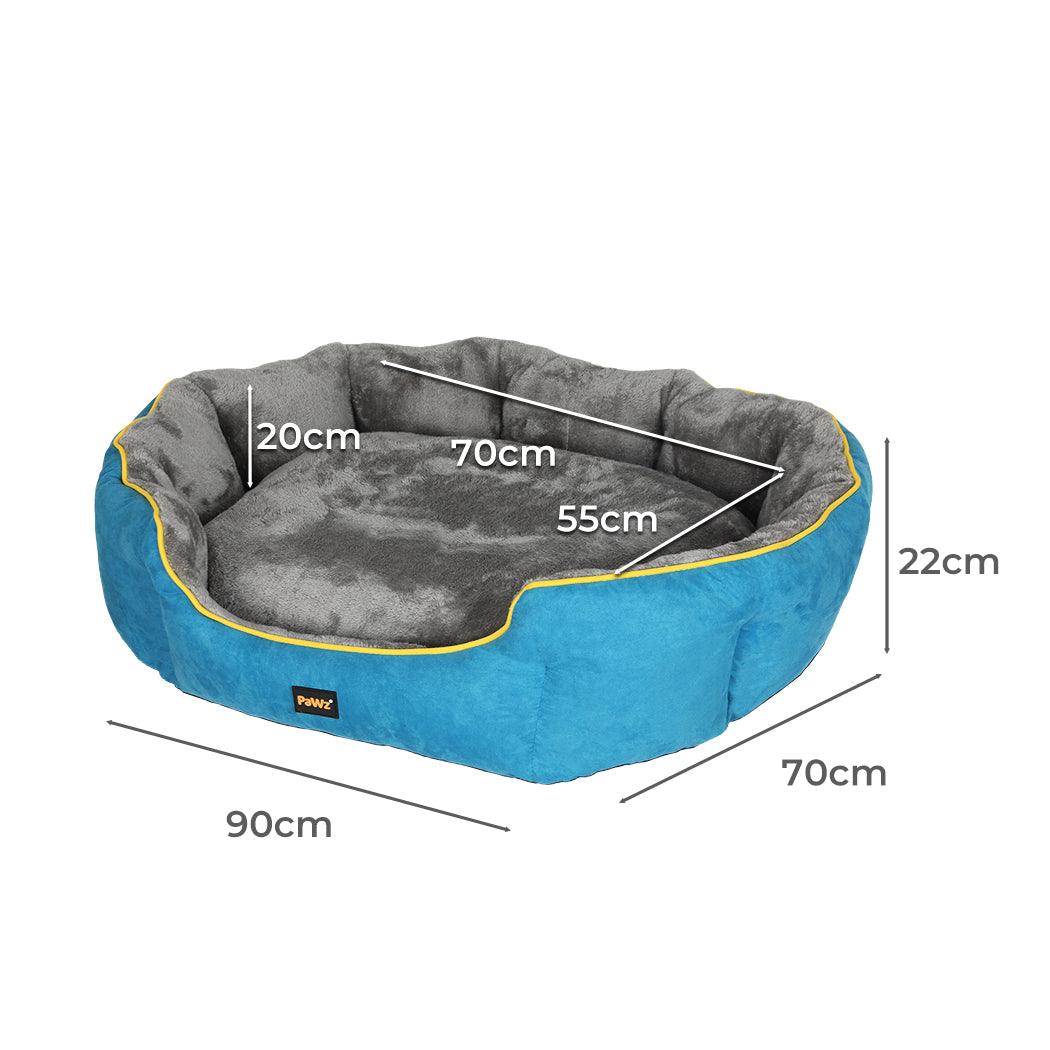 Electric Heated Pet Dog Bed Dog, Large 90x70cm Warming Mat Pad Removable Cover Washable