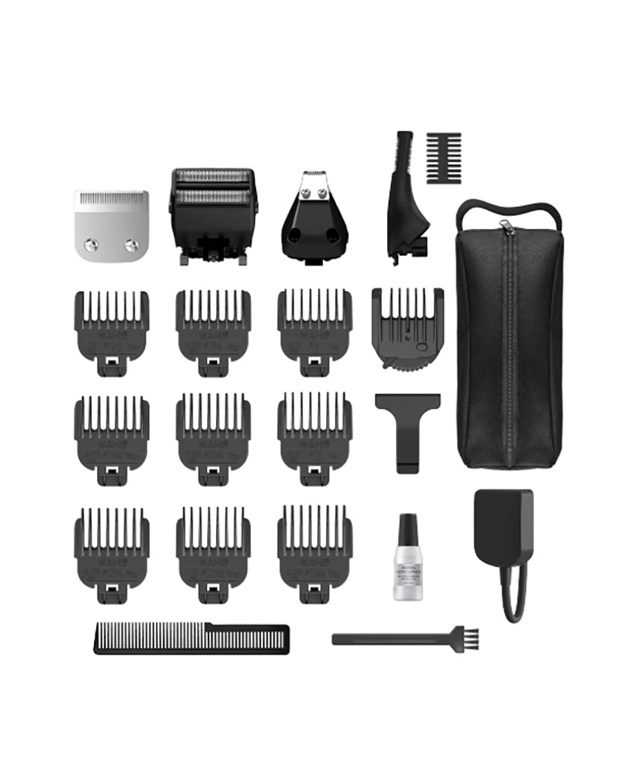 Wahl Lithium Beard Trimmer Cordless Rechargeable Mustache Facial Hair Remover Clipper - Foil Shaver - Detail Shaver - Ear Nose Trimmer