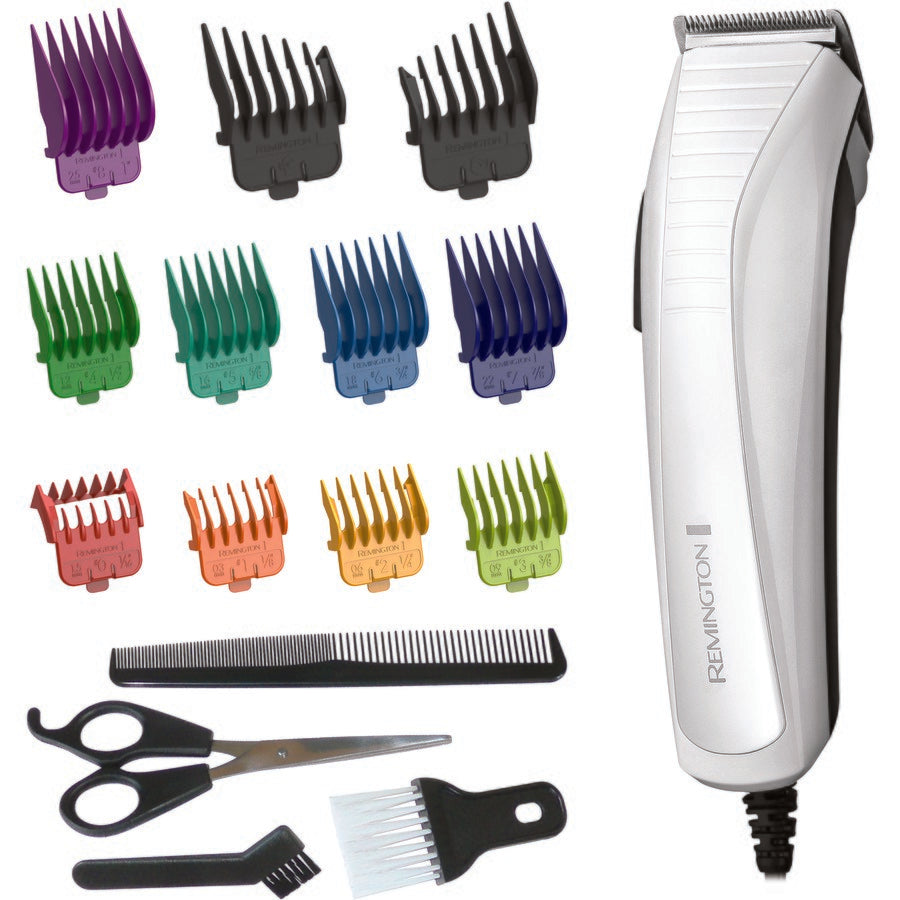 Remington 16 Piece Hair Clipper | Men's Electric Haircutting Set 1.5-25mm | Home Barber Set