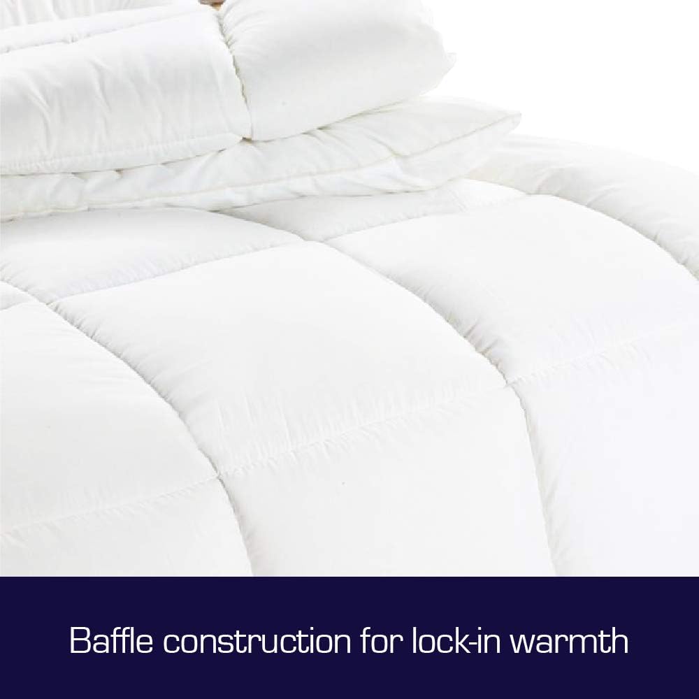Ultra Warm Winter Microfibre Quilt | Doona | Duvet (Double) | 800GSM