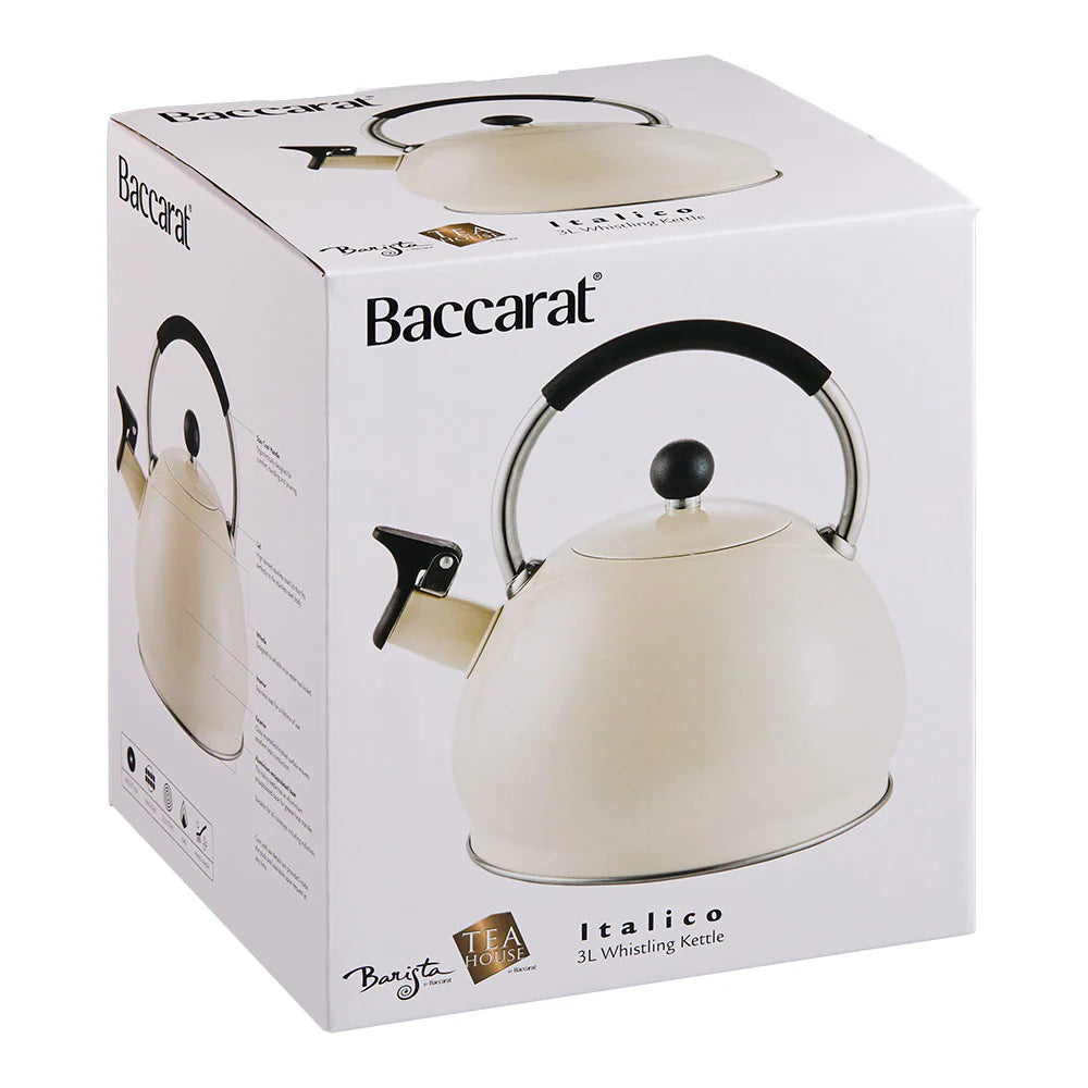 Baccarat 3L Whistling Kettle | Stainless Steel Water Boiler Stovetop Boiling Kettle