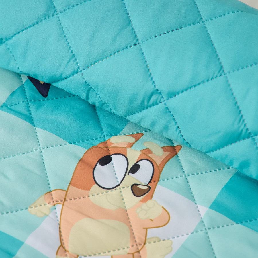 Bluey Kids Comforter Bedding and Pillowcase Set, Colourful Bluey Bingo Bedroom Decor - Single - Gift Birthday Christmas