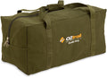 OZtrail Camping Duffle Bag Medium 60x30cm Canvas Heavy Duty Webbing Duffel Carry Side Bag