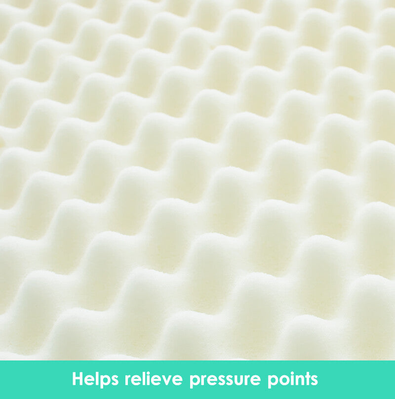 King Sized Premium Egg Crate Topper 5cm Underlay Mattress Topper Protector Matress Topper