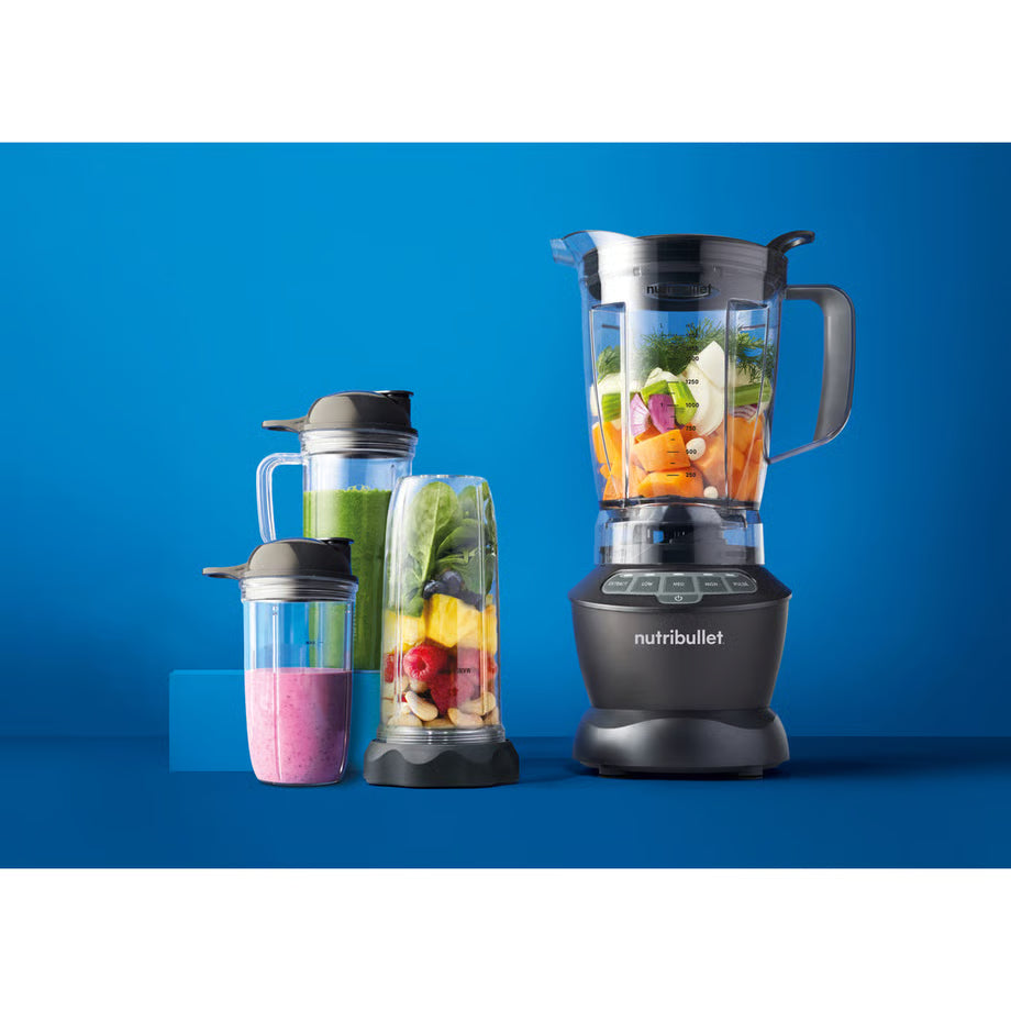 Nutribullet Blender 1200W 3 Speed Full Size 1.8L Blending Machine Food Processor