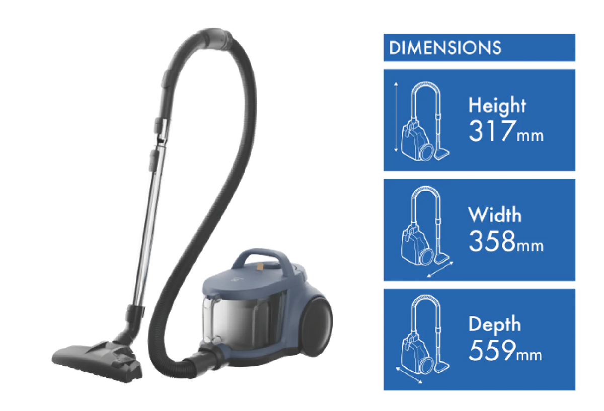 Electrolux Cyclonic Bagless Vacuum | Barrel Cyclone Pet Vac for Hard Floors Carpet Upholstery