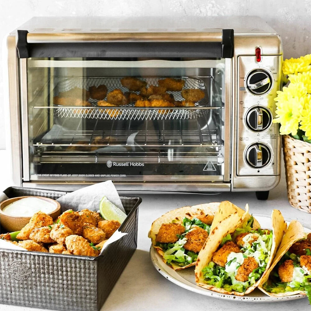 Electric Convection Oven Benchtop Kitchen Cooker Toaster Meat Pizza Grill Griller