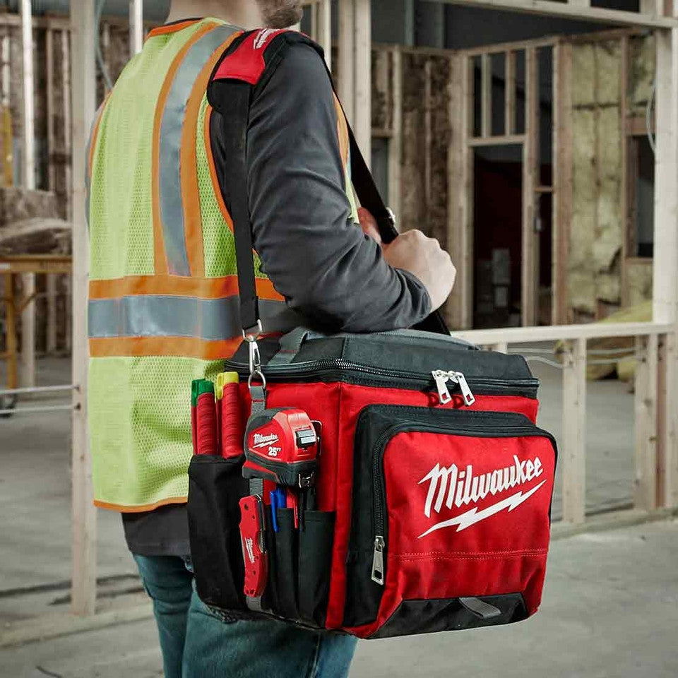 Milwaukee Jobsite Cooler Bag | Insulated Esky Box Portable Thermal Lunch Ice Bag | Contractor Picnic Bag
