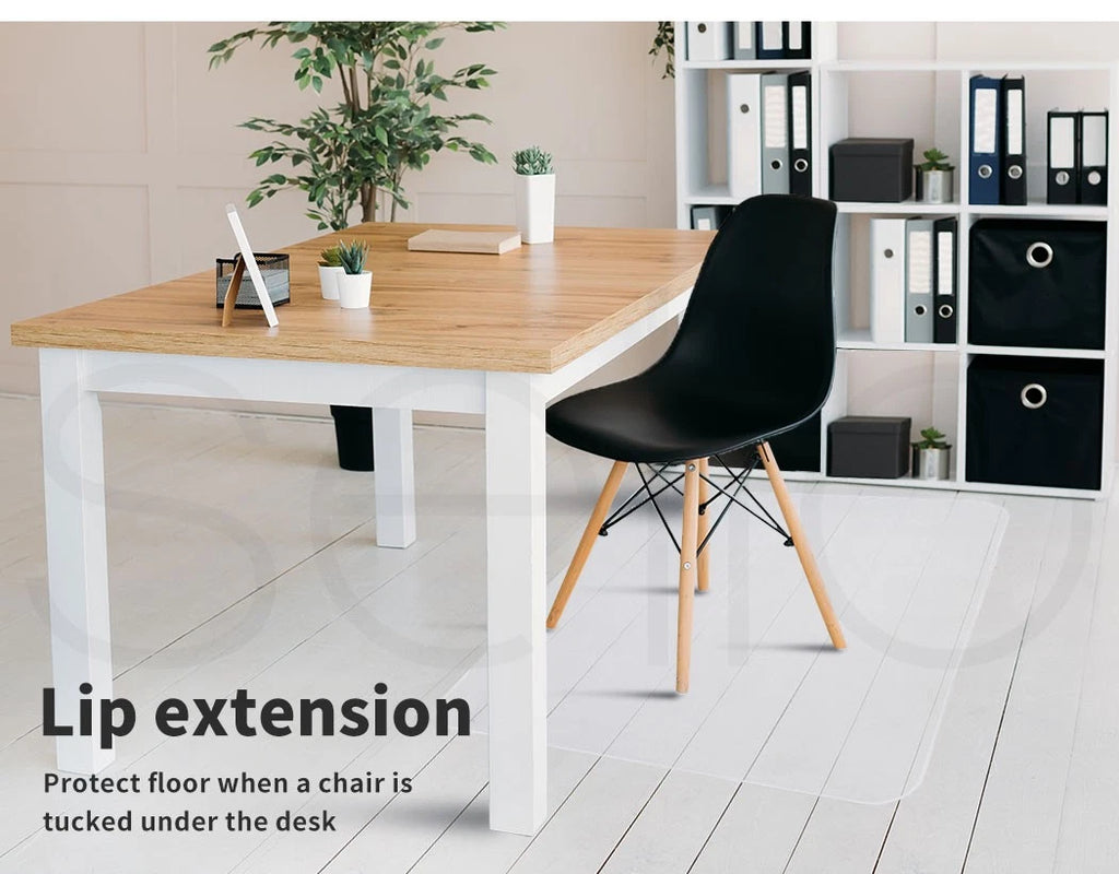 Floor Chair Mat Protection – PVC Chair Mat for Carpet Home Office Rolling Chair 120cm x 90cm