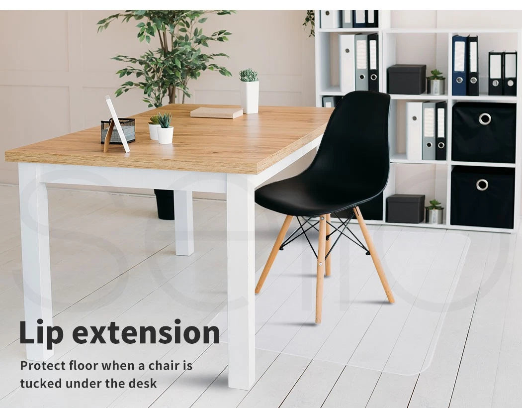 Floor Chair Mat Protection – PVC Chair Mat for Carpet Home Office Rolling Chair 120cm x 90cm