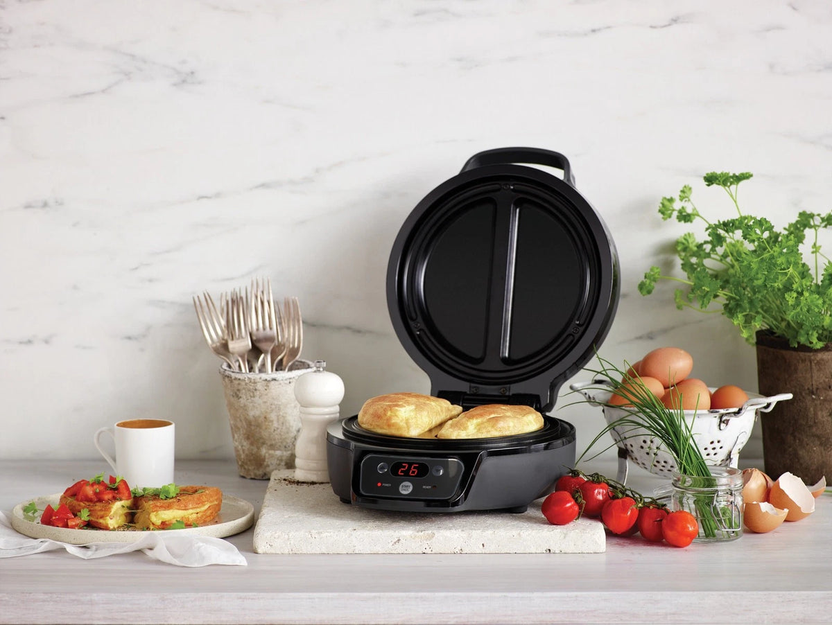 Breville Omelette Quiche Mini Cake Machine, Electric Non-Stick Egg Cooker Maker