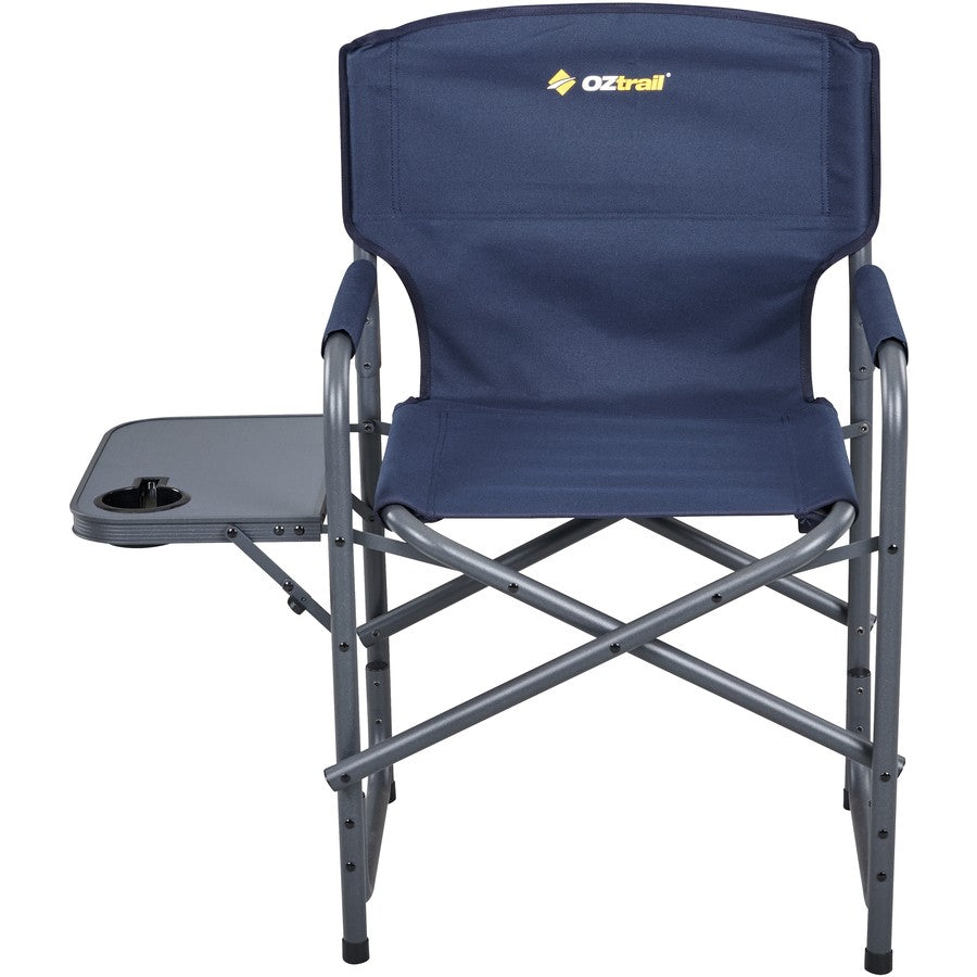 Oztrail Directors Chair Camping Campsite Adult Seater, Lightweight Durable Fishing Chair