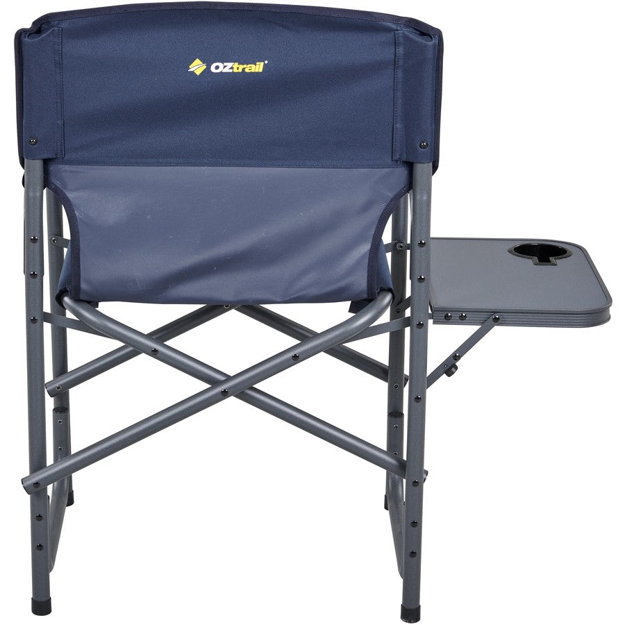 Oztrail Directors Chair Camping Campsite Adult Seater, Lightweight Durable Fishing Chair
