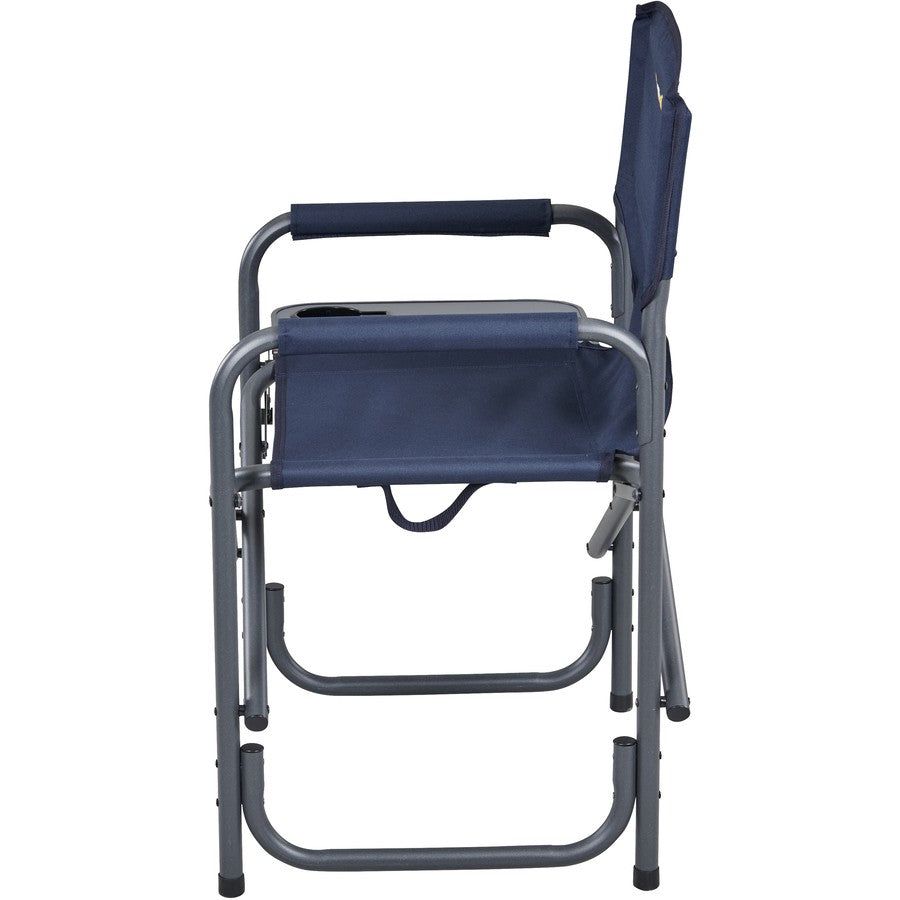Oztrail Directors Chair Camping Campsite Adult Seater, Lightweight Durable Fishing Chair