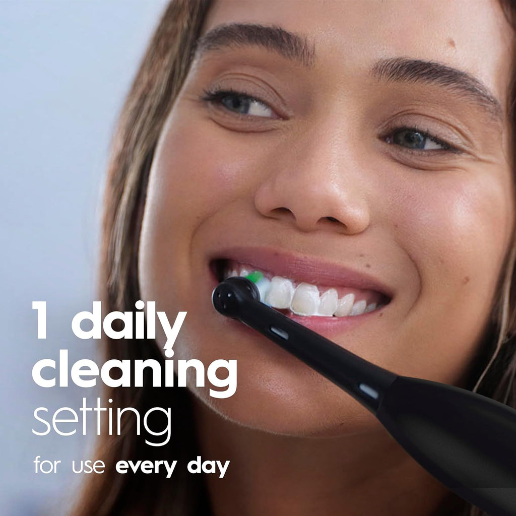 Oral-B Electric Toothbrush, Battery Powered Teeth Cleaner Rechargeable Pro CrossAction, Plaque removal