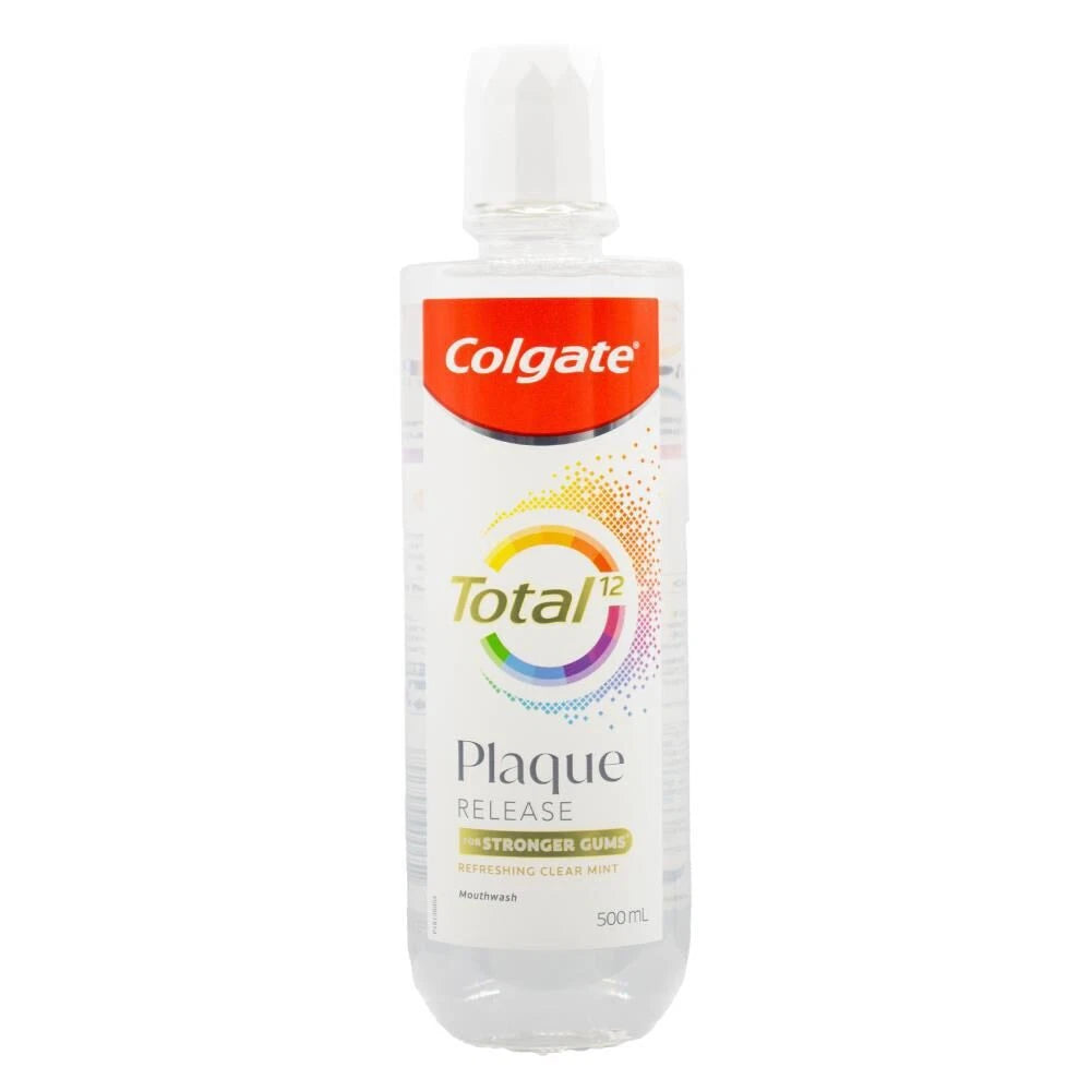 Colgate Mouth Wash 8 Pack Total Plaque Antibacterial Mouthwash Dental Care - Reduce Heavy Plaque Dental Care