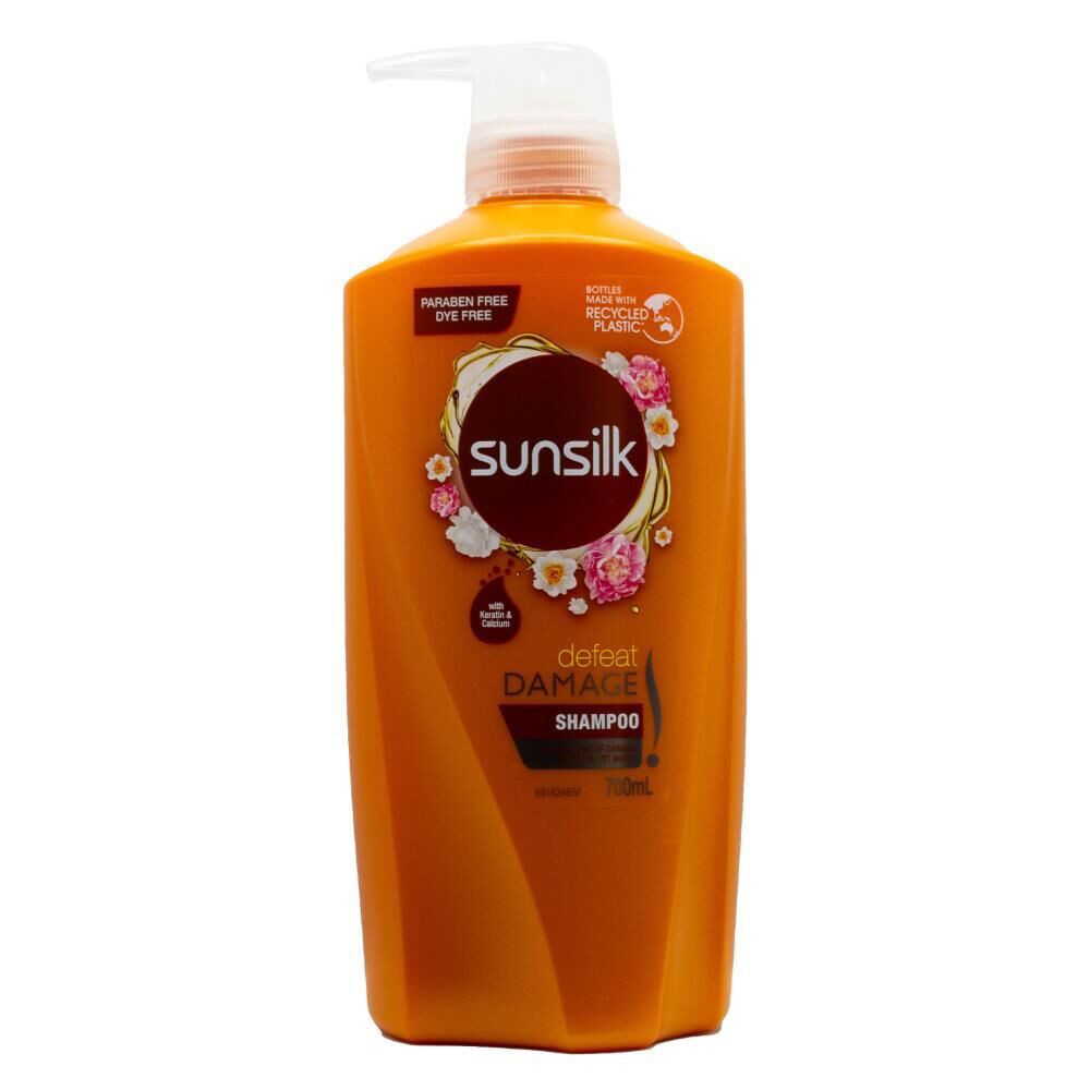 6x Hair Shampoo Sunsilk Damaged Hair Repair Hair Wash Hydrating Nourishing Clean