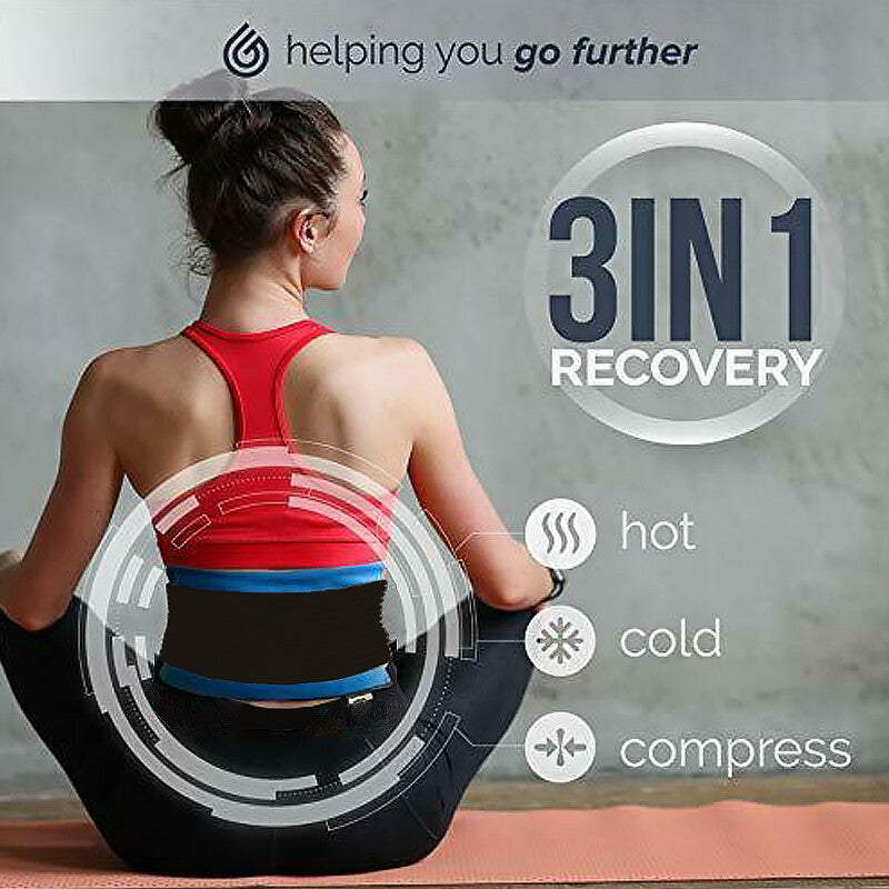 Microwaveable Hot Cold Cool Gel Wrap, Cooling Gel Wrap or Reuseable Hot Heat Therapy, Pain Relief Management,