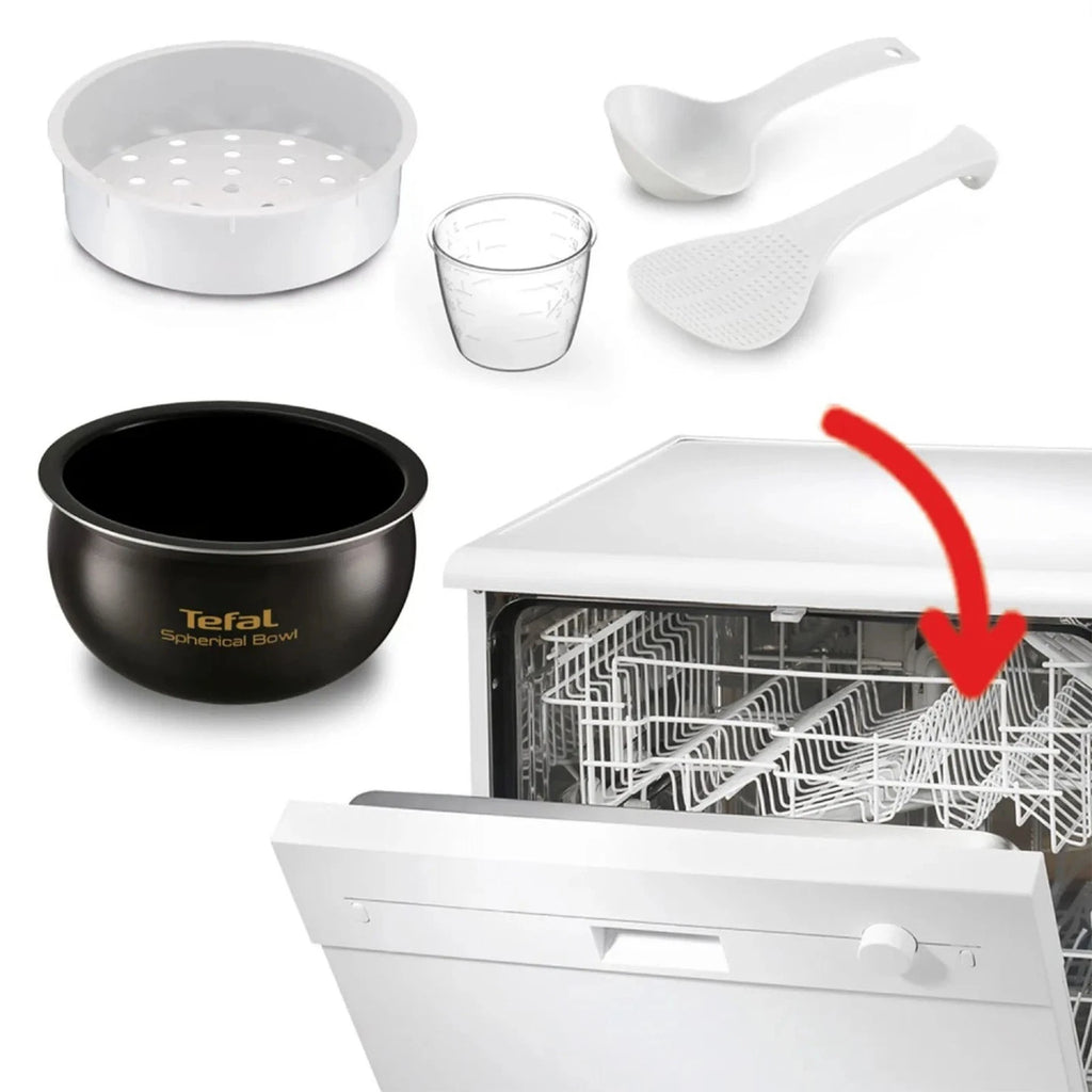 Tefal Rice and Slow Cooker, Electric 8 Program Kitchen Cooking - Porridge, Soup, Stew, Steamer