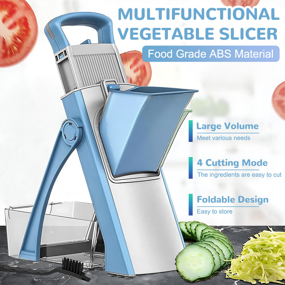 Vegetable Slicer, 4-in-1 Multifunction Mandolin Food Vegetable Slicing Tool, Kitchen Food Chopper Dicer Grater