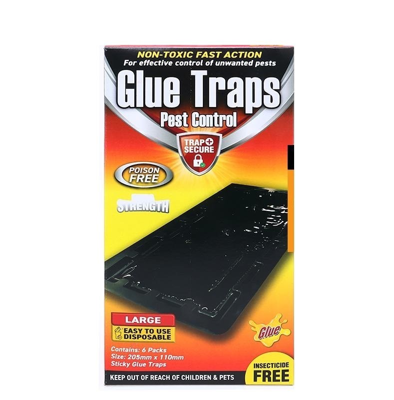 8x Large Rat Mouse Mice Traps, Indoor Household Glue Mouse Catcher Non-Toxic, Poison and Insecticide Free