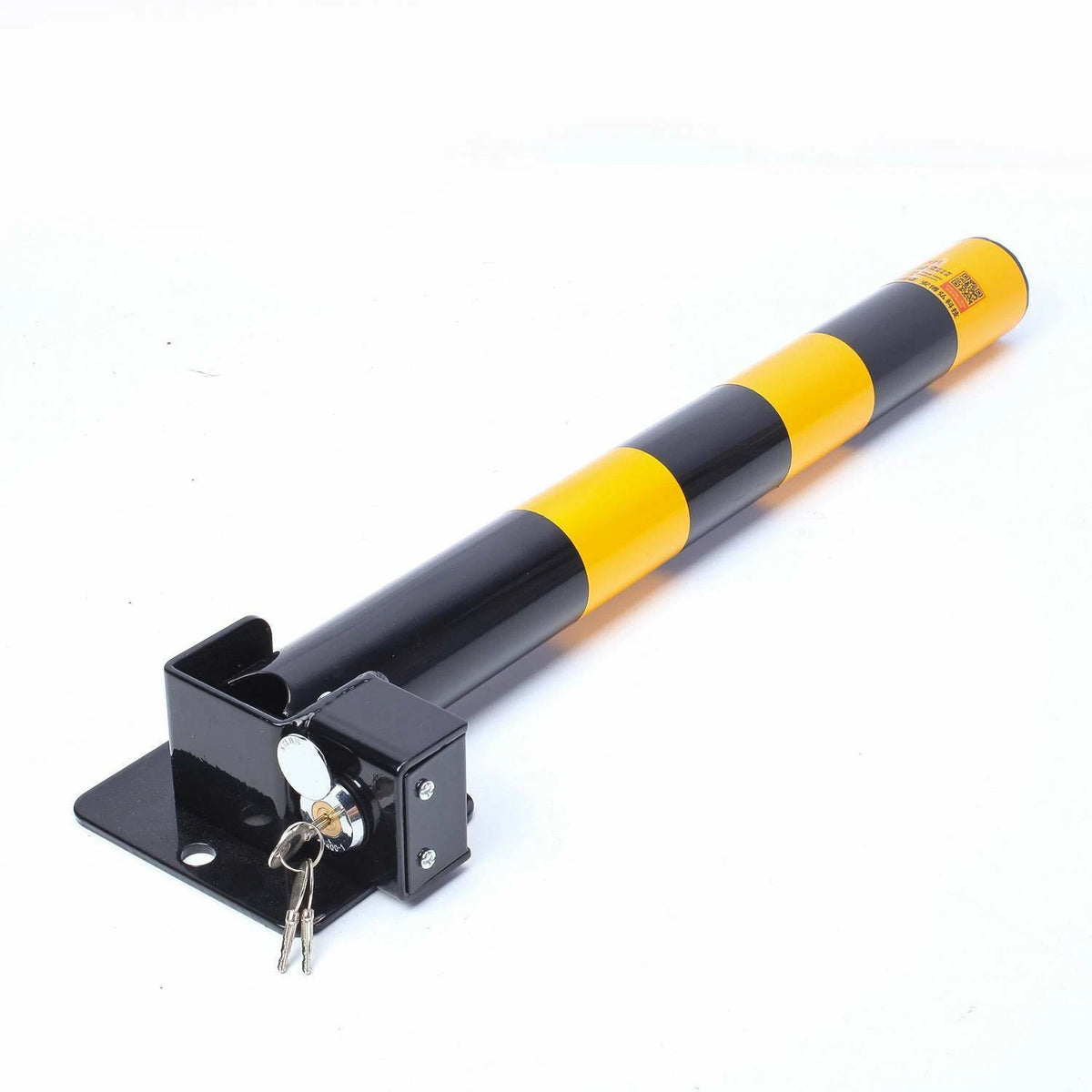 1x Parking Bollards, Fold Down Bollards for Vehicle Access + 3 Keys - Driveway, Reserve Parking, Storefront, Residential or Commercial