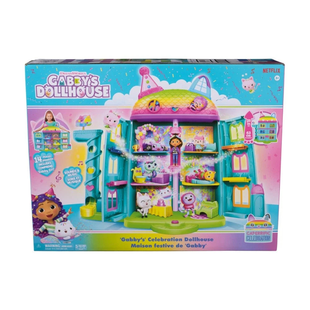Gabby'S Dollhouse Girls Pretend Play Doll House with Multiple Levels House and Furniture