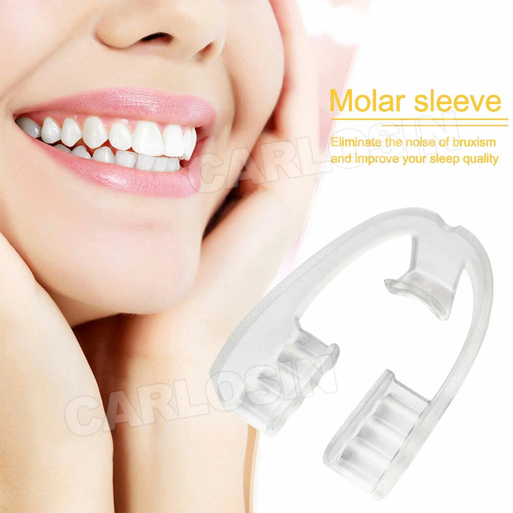 Teeth Grinding Mouth Guard Night Bruxism Clenching Tooth Night Sleep Dental Mouth Teeth Protector Anti-Grinding