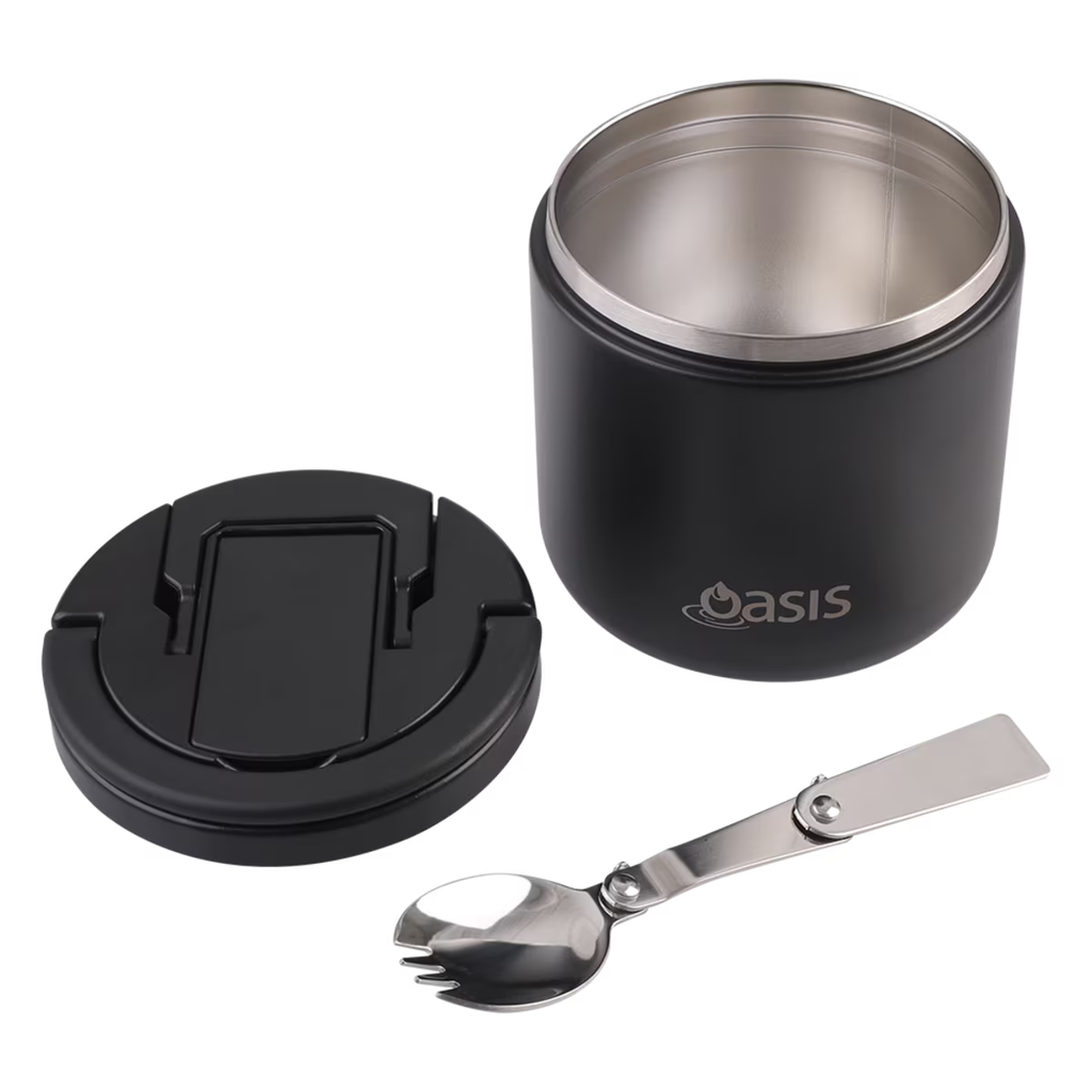 Portable Food Flask Double Wall Insulated Stainless Steel BPA Picnic Hiking Work Travel Food Storage