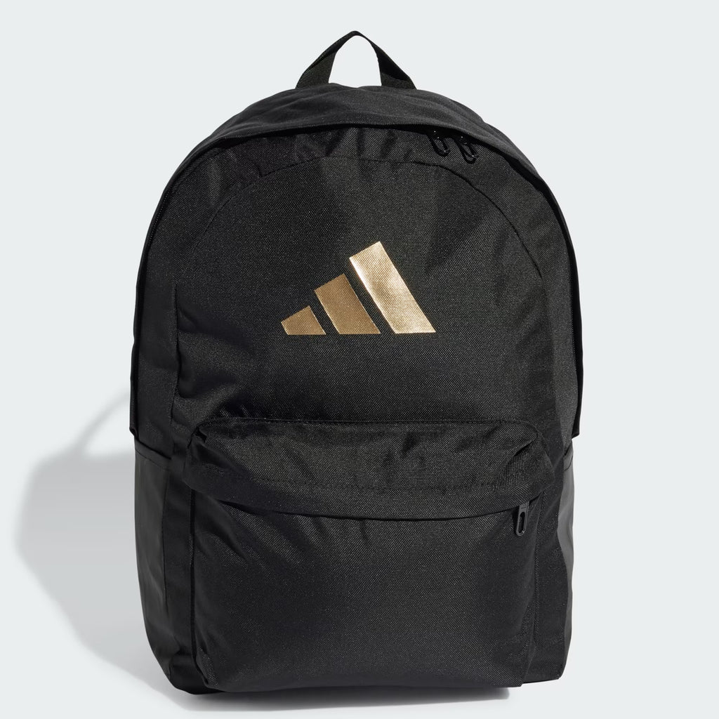 adidas 27.5L Backpack Black School Carry Bag Travel Gym Sports Bag with Shoulder Straps